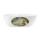 Отдельностоящая ванна Wellsee Chic Riviera 202010447 акриловая 179x85 см с художественным рисунком в комплекте