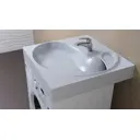 Раковина на стиральную машину Buta But.08.60/W lum белая