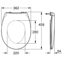 Унитаз подвесной Grohe NW0118 безободковый с сиденьем микролифт