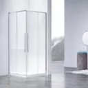 Душевой уголок Vincea Slim-N VSS-4SN900CL квадрат 90x90см хромированный профиль эффект стекла прозрачное закаленное стекло