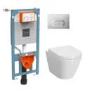 Комплект инсталляция с унитазом Vitra 23-00011717 9004B003-7202lum цвет белый