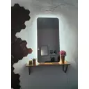 Зеркало для ванной Alfa mirrors Olga 459 Ol-459AVzVh с подсветкой 40x90см