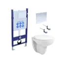 Комплект инсталляция и унитаз Aquatek Set каир-14-013