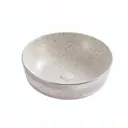Раковина MELANA MLN-320364SSt накладная цвет матово-белый с черной точкой и серебром