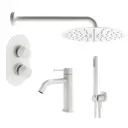 Комплект смесителей для душа Plumberia Selection KITXOT18BO53, Белый матовый