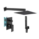 Комплект смесителей для душа Plumberia Selection KITTG18NO, Черный матовый