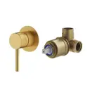 Комплект встраиваемого смесителя для душа Plumberia Selection IXO KITXO1135OB, Золото брашированное