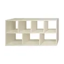 Стеллаж Woodrim Бета 7 секций 60x120 см цвет слоновая кость