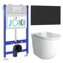 Комплект инсталляция с унитазом Joki JKS601033013BM цвет белый