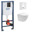 Комплект инсталляция с унитазом Grohe NW0153/S цвет белый