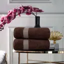 Полотенце Eleganta ena832858 Petek Crystal для ванной 70x130 см коричневый