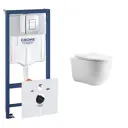 Комплект инсталляция с унитазом Grohe NW0146/S цвет белый