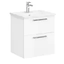 Тумба Vitra Root 66294lum 60 см с раковиной глянцевый белый