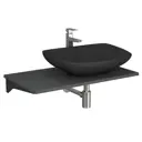 Раковина накладная Bauedge spectrum BF1494 55.9см цвет темно-серый