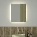 Зеркало для ванной Defesto Glow DF 2503R с подсветкой 50x60см