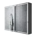 Шкаф для ванной комнаты Итана 4657828210072 с подсветкой 79x100см