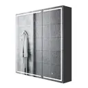 Шкаф для ванной комнаты Итана 4657828210065 с подсветкой 79x80см