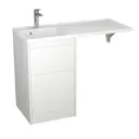 Тумба под раковину подвесная Veneciana 54512 45см цвет белый