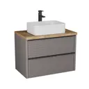 Тумба под раковину подвесная Veneciana 58522 84.4см цвет капучино