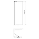 Душевая панель WasserKRAFT Aller 10H06-RP80 200x80 см