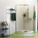 Душевой уголок WasserKRAFT Main 41S01, 1/4 Круга 90x90 см