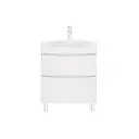 Тумба AM.PM Like M80-FSX0652-WC0652 напольная, 65 см, белый, глянец, с раковиной