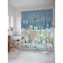Шторка для ванной JoyArty sc_92684, 180x200см Полиэстер Синий