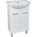 Тумба под раковину Doratiz Вега 50 9912.495 напольная белая Ладога