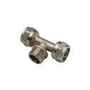 Тройник комбинированный Aqualink 16x1/2"x16 мм НР латунь 00306