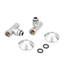 Кран угловой регулируемый Smartgroup для полотенцесушителя SMT8202-1SCH0405/2C 3/4" х 1/2" гайка/штуцер