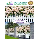 Фотосетка-Рада Палисадник с розами ПВХ 158x300 см