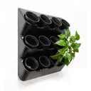 Фитомодуль Box sand-12 60x65 см в комплекте с горшками 1 л цвет черный