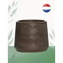 Кашпо P3026-14-37 Pottery pots 16 см 2 л композитный темно-коричневый
