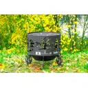 Костровая чаша Деревья D 50 см с решеткой гриль Fire House сталь 50x49x50 см