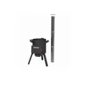 Печь для казана Берель 400 Grillver 55x55x213 см сталь 3 мм