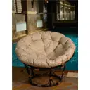 Кресло садовое Bigarden 128768 Papasan 105 см x 75 см x 105 см ротанг черный