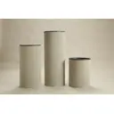 Горшок цветочный Вайт-400 Ecoforms 32 см 40 см 12 л пластик белый без автополива