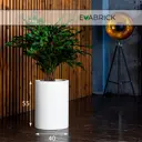 Кашпо Cylinder hl55-40w Evabrick 40 см 55 см 56 л полимербетон белый