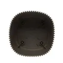 Горшок цветочный Milo Navako 10.6 см 9.6 см 0.6 л пластик коричневый без автополива с блюдцем d 10.6 см 3 шт