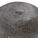 Кашпо Round Nobilis marco d 25 см 17 см 4.8 л полистоун серый/серебристый без автополива