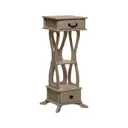 Подставка для цветочных горшков Wissar 9085 40 см x 40 см x 104 см МДФ бежевый