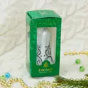 Елочная игрушка Серебристый колокольчик Ёлочка 2564825 11.5 см х 4.5 см белый