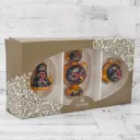 Набор елочных игрушек Чаепитие Ёлочка 1721493 25 см х 5 см черный