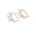 Петля без врезки LOCKLY 125x75x2.5 матовый хром. на подшипниках