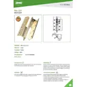 Петля AMIG 1207-120x63 (IZ) латунь