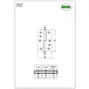 Мебельная петля AMIG 541-50 (D) цвет золото