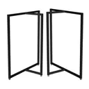 Подстолье регулируемое 60x73x25 см сталь цвет черный матовый/черный