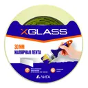 Лента клейкая X-GLASS УТ0007398 30 мм х 18 м цвет белый