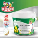 Эмаль акриловая OLECOLOR 4300002389 полуглянцевая цвет зеленый 0.8 кг
