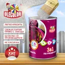 Грунт-эмаль по ржавчине OLECOLOR цвет серебро 0.9 кг